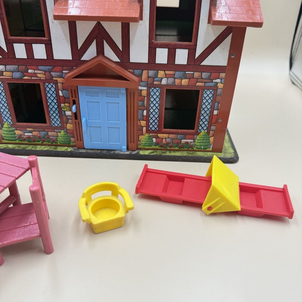Fisher Price Little People Family House Fisher Price #952 Play 1980s Vintage - Picture 3 of 10